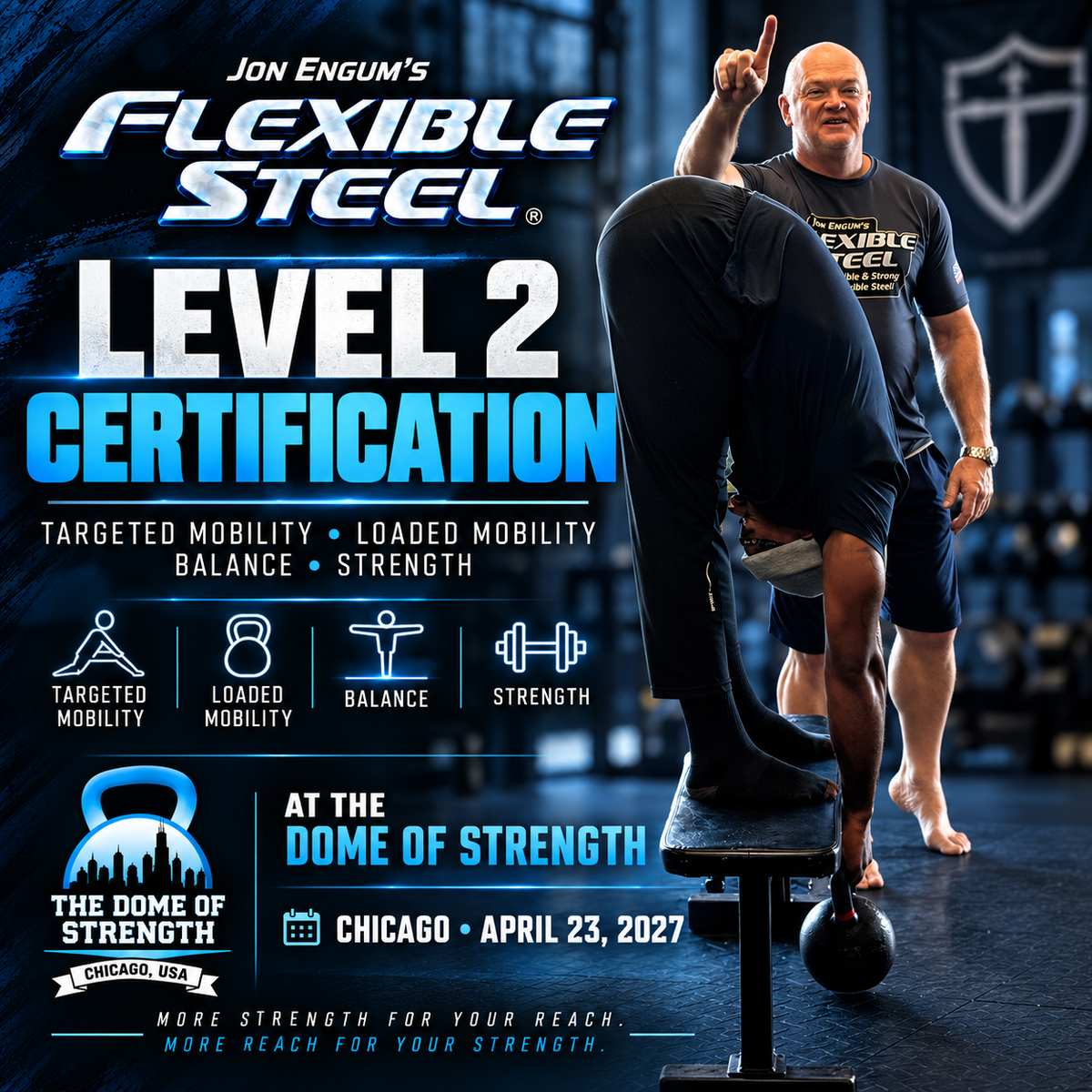 Flexible Steel Level 2 Instructor Certification  - Chicago (DOME) - April 23, 2027